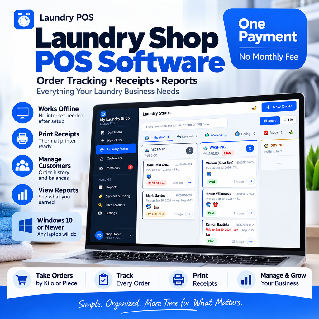 Laundry Shop POS