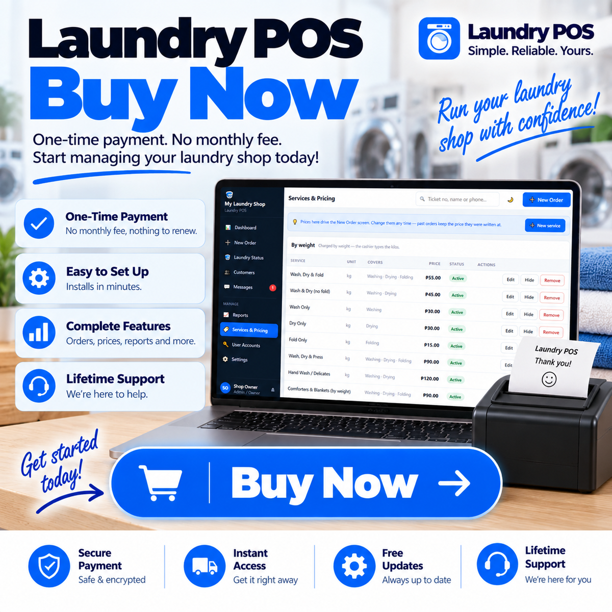 Laundry Shop POS